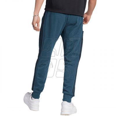 2. adidas Essentials French Terry Tapered Cuff 3-Stripes Pants M IJ8698