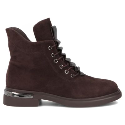 2. Women's brown leather ankle boots Filippo DBT8196