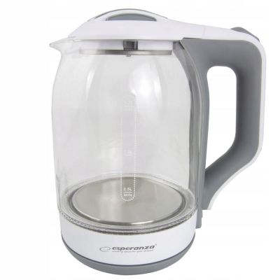 8. Esperanza YUKON EKK025W electric kettle (1500W 1.7l; white)