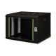 Digitus Unique 19" 7U wall-mounted network cabinet, 600x450, glass door, black, undivided, assembled, 100kg
