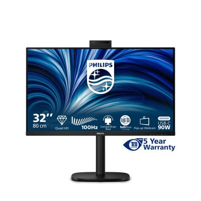 20. Philips 3000 series 32B2U3601H/00 computer monitor 80 cm (31.5") 2560 x 1440 px Quad HD LCD Black