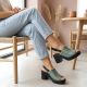 15. Women’s Block-Heel Woven Sandals M.Daszyński MR23126-7