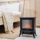 25. Electric fireplace | 2 heating levels: 1000W / 1800W | 3D flame effect | Adler Adler thermostat