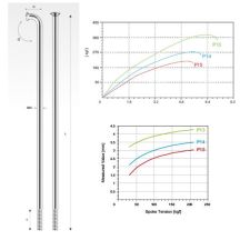 PILLAR spoke P14 stainless steel silver 284 mm