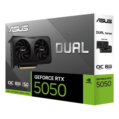 9. graphics card ASUS DUAL RTX 5050 8GB OC