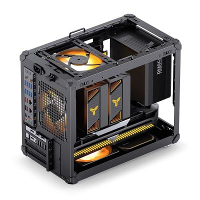 5. Jonsbo C6 MAX PC Case, Mini Case, Micro-ATX, Tempered Glass -