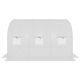 19. GREENHOUSE GARDEN TUNNEL 200X300X200CM PE STRUCTURE WHITE STEEL