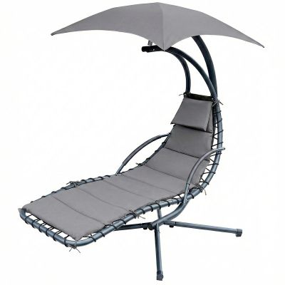 16. SWING ROCKING CHAIR WITH UMBRELLA LISBON GRAY