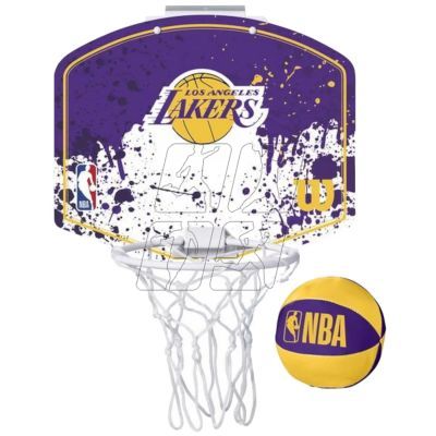 2. Basketball board Mini Wilson NBA Team Los Angeles Lakers Mini Hoop WTBA1302LAL