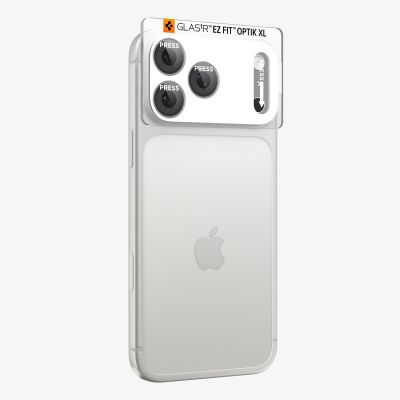 5. Spigen Optik Pro XL GLAS.TR EZ FIT Tempered Glass for iPhone 18 Pro - Silver