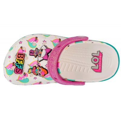 3. Crocs LOL Surprise Diva Girls Classic Clog Jr 209466-100 clogs