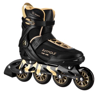 NILS Extreme NA22151 ARMOUR roller skates black and gold size 44