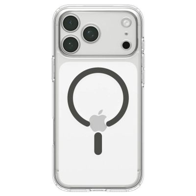 4. Spigen Ultra Hybrid MagSafe Case for iPhone 18 Pro / 17 Pro - Clear Graphite