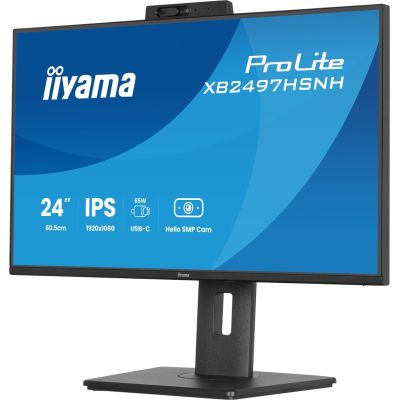 11. iiyama ProLite XB2497HSNH-B1 24IN IPS LCD 4MS 1920X1080 350CD/M2 HDMI/DP/USB 2 computer monitor 60.5 cm (23.8") 1920 x 1080 px Full HD Black