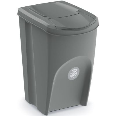6. GARBAGE BINS 35 L SORTIBOX SET 4 PCS GREY STONE