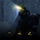 10. Wozinsky WLC-1200 350lm CREE LED Headlamp IPX4 with Motion Sensor - Black