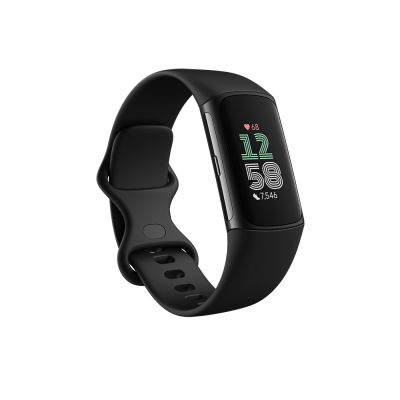 2. Fitbit Charge 6 activity tracker with silicone uendelighedsband, obsidian, Bluetooth, NFC, 37.64 g