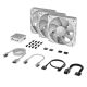 3. Corsair iCUE LINK RX120 RGB Computer Case Fan 12 cm White 3 pcs.