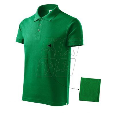 Polo shirt Malfini Cotton M MLI-21216 grass green