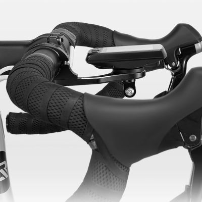 7. Rockbros FK-301 2-in-1 Handlebar Bike Mount for Computer/Navigator and Camera/Lighting - Black