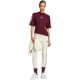 6. adidas Essentials 3-Stripes Boyfriend Women’s T-Shirt Burgundy KX0793