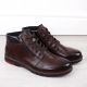 32. Rieker M RKR625 comfortable leather ankle boots lined with wool, brown