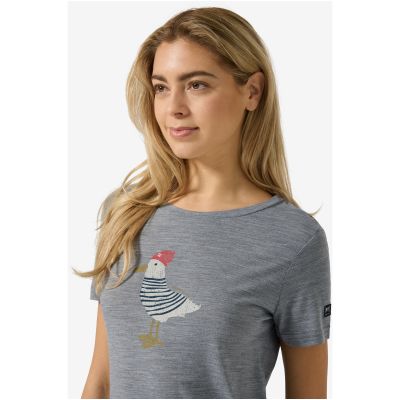 3. Women’s Short-Sleeve T-Shirt SUPER.NATURAL W JOHNNY TEE, Grey