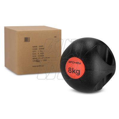 6. Gripi Medicine ball. Spokey 8kg 929866