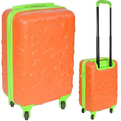 5. PROWORLD KID CABIN TRAVEL SUITCASE 18 INCHES - ORANGE (DINO)