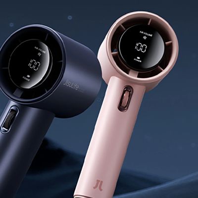 7. Jisulife Handheld Fan Pro1 3600mAh FA53 (ABS) Mini Blower Portable USB Fan - Pink