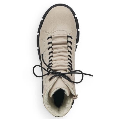 10. Rieker W X3428 insulated ankle boots beige 
