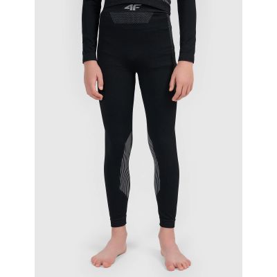 Boys' Seamless Thermal Base-Layer Leggings 4F 4FJWAW26USEAM331-20S
