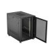 7. 19" 22U 800x1200 black Lanberg floor-standing rack cabinet with perforated doors (flat pack)