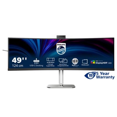 43. Philips 49B2U6900CH/00 computer monitor 124 cm (48.8") 5120 x 1440 px Dual QHD LCD Black
