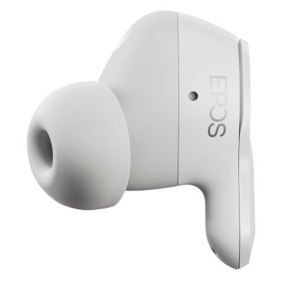 8. Epos Adapt E1 Wireless In-Ear Headphones, Nordic White