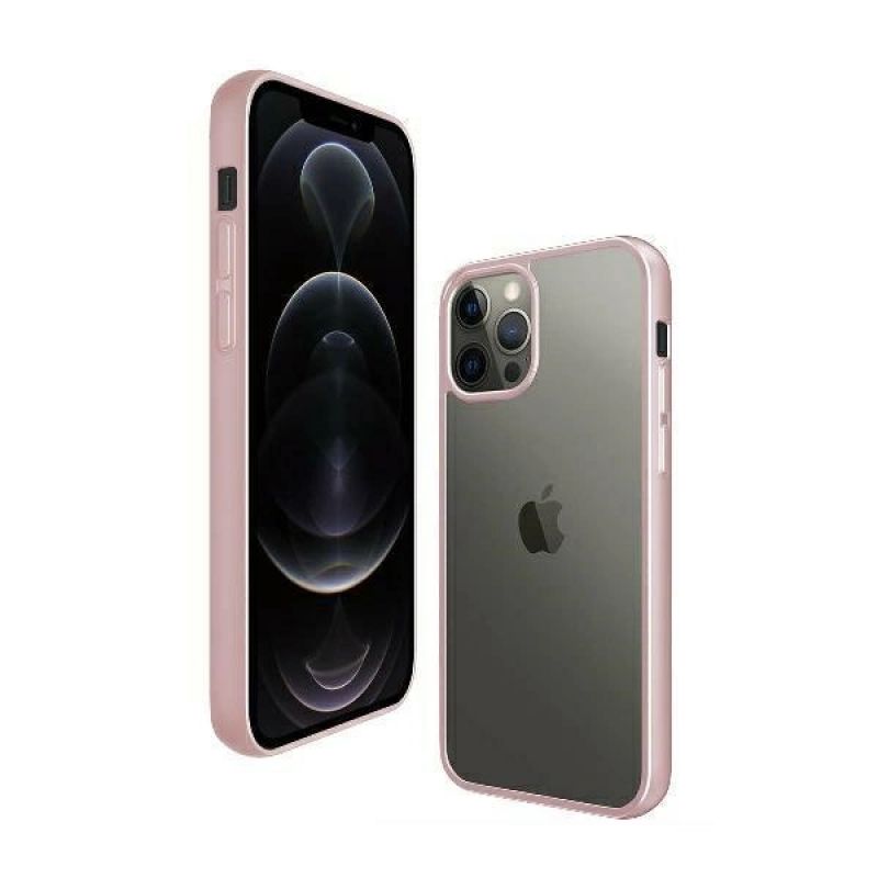 3. PanzerGlass ClearCase case for iPhone 12 Pro Max - transparent and pink