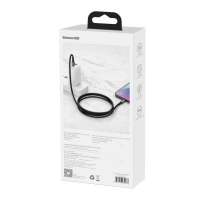 6. Baseus CATWJ-01 USB-C - USB-C PD QC cable 100W 5A 1m - black
