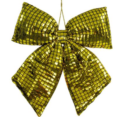 6. DECORATIVE GOLD BOW 39x50CM MICA