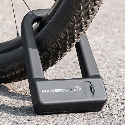 5. Rockbros RBNS1 SMART Bike Lock with NFC Reader - Black