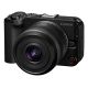 2. Canon 24.2 MP camera with image stabilization, ISO 32000, Wi-Fi, APS-C, black