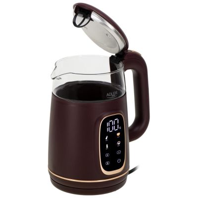 8. ADLER AD 1305 electric kettle burgundy