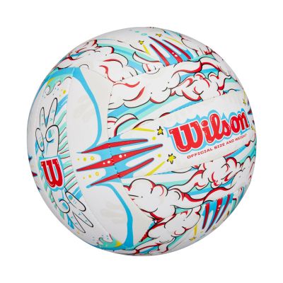 11. Wilson Graffiti Peace VB Volleyball New WV4008302XBOF