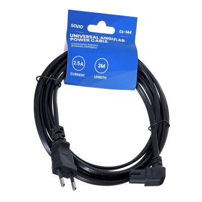 2. SAVIO FLAT POWER CABLE FIGURE EIGHT 3M CL-144