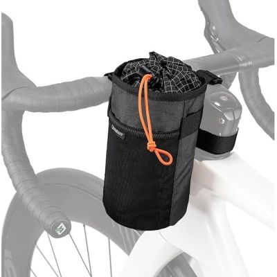 Qunature Insulated Bicycle Bottle Bag, 1 L, Black