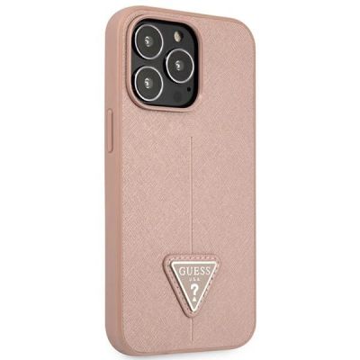 4. Guess GUHCP14LPSATLP iPhone 14 Pro 6.1 "pink / pink hardcase SaffianoTriangle Logo