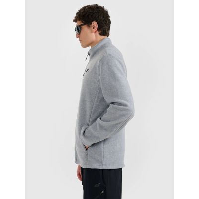 5. Men’s Regular-Fit Fleece Jacket with Stand-Up Collar 4F 4FRMM00TFLEM435-27M