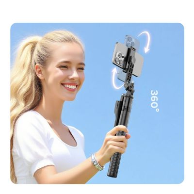 12. Selfie stick Orico SPM190 tripod 1/4" for phone camera with 360 degree rotation Bluetooth 5.2 - black