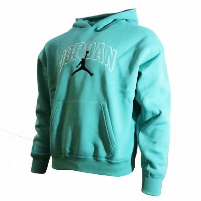 2. Air Jordan Brooklyn Fleece Turquoise Men's Hoodie - IB7241-392