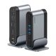 11. Baseus UnionJoy USB-C Docking Station 2xHDMI4K@60Hz 1xDP4K@60Hz 3xUSB-A3.0 2xUSB-C3.0 2xUSB-A2.0 1xRJ45 PD PC 1xSD+TF 1x3.5mm minijack - gray