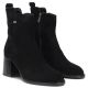 4. Black Women’s Leather Heeled Ankle Boots Filippo DBT8191